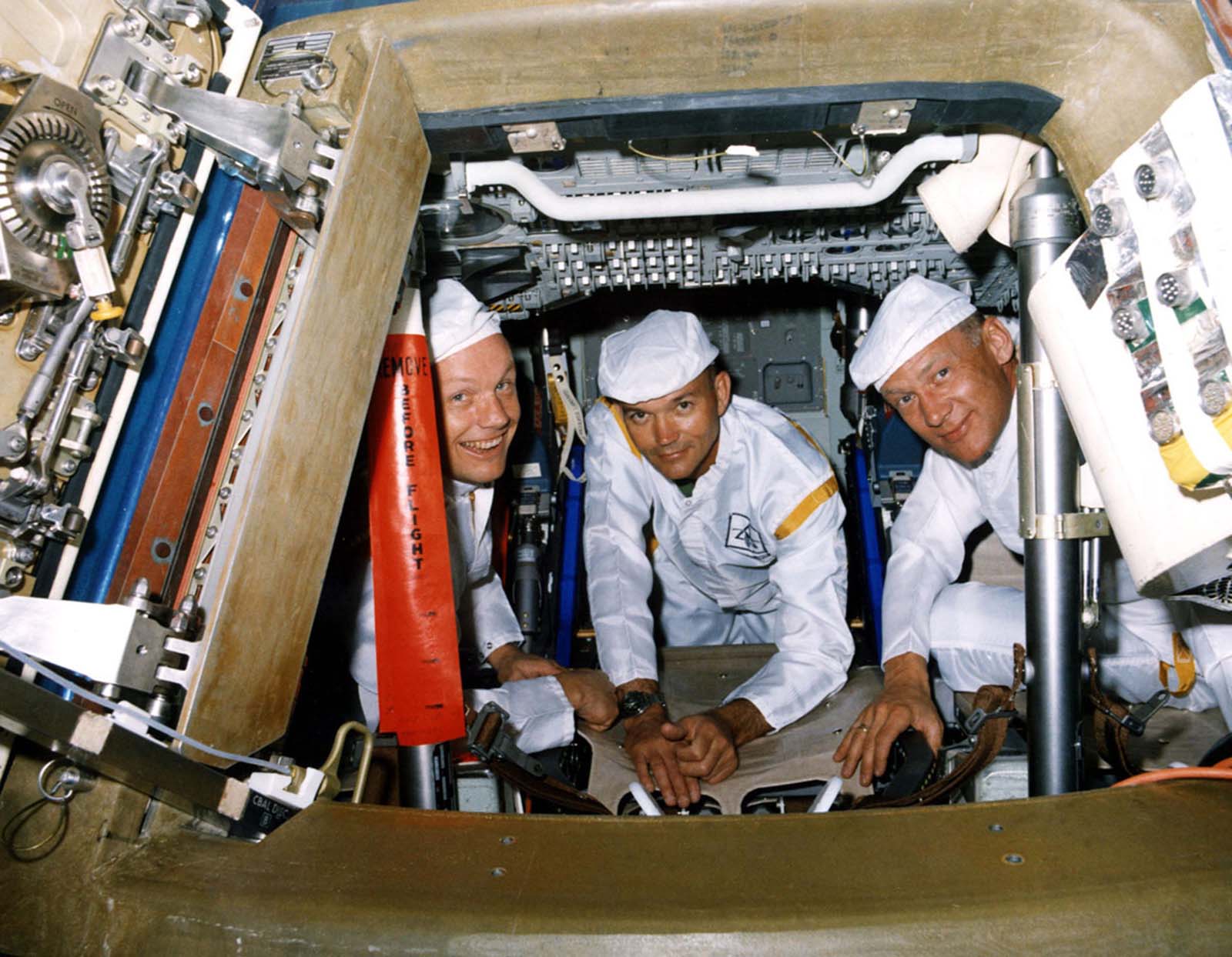 Члены экипажа «Аполлона-11»-
