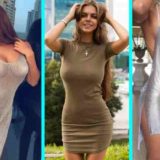 Красиво или вульгарно? 15 сексуальных девушек в экстремально обтягивающих платьях
