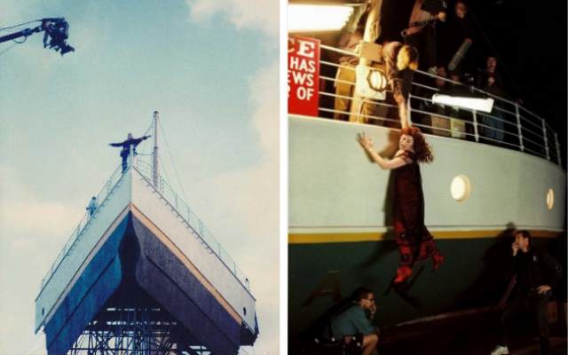 Вы сейчас просматриваете Редкие закулисные фотографии фильма «Титаник»