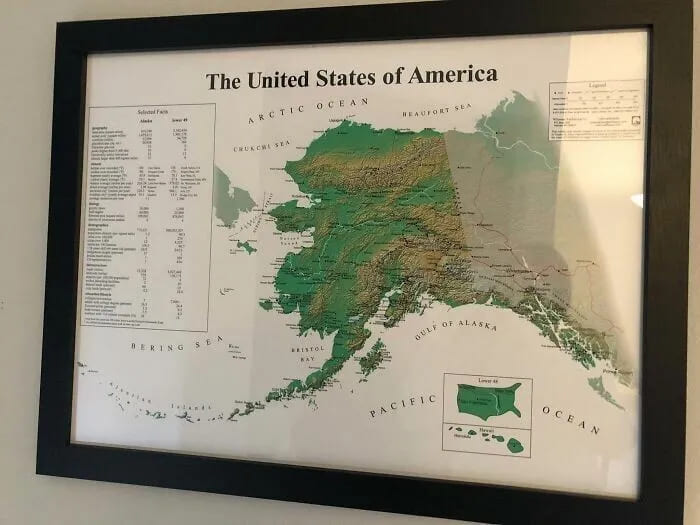 США как их видят на Аляске