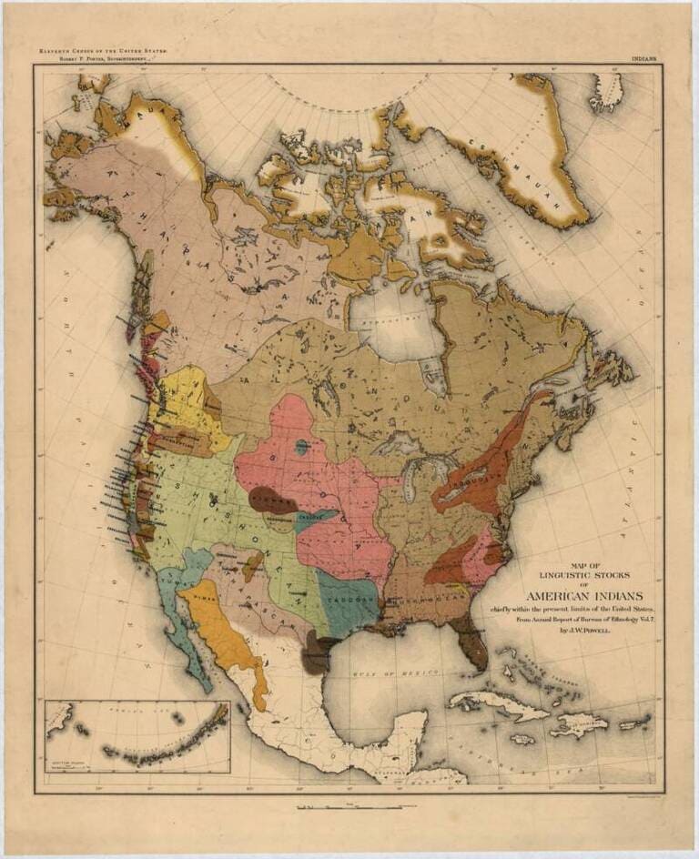 Земли коренных американцев до колонизации