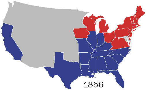 президентские выборы с 1860 по 2004 год